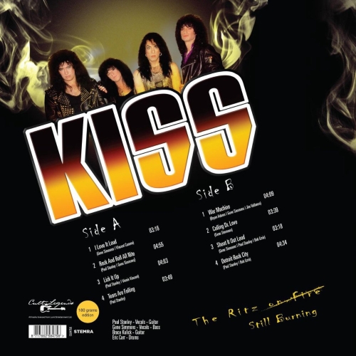 Картинка Kiss The Ritz Still Burning Live Radio Broadcast (LP) Cult Legends Music 402032 8717662584756 фото 3